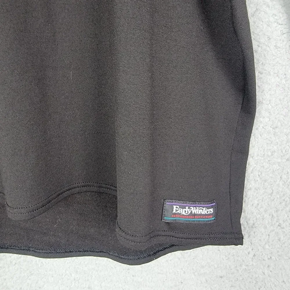 Vintage Early Winters Performance Jacket Unisex Large Black Vented Underarms